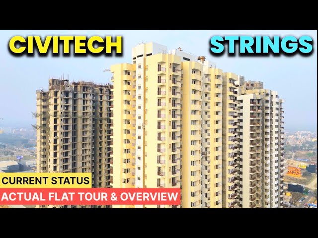 Civitech Strings | 3BHK Actual Flat Tour & Overview | Sector 12 Noida Extension #Civitech #Strings 