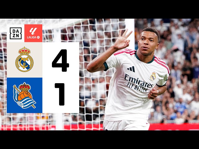 Real Madrid vs Real Sociedad (4-1) | Resumen y goles | Highlights LALIGA EA SPORTS
