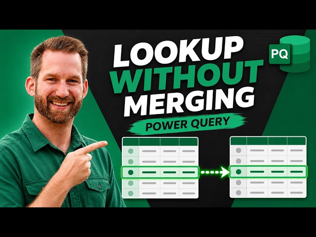Power Query - Lookup Values Without Merging!