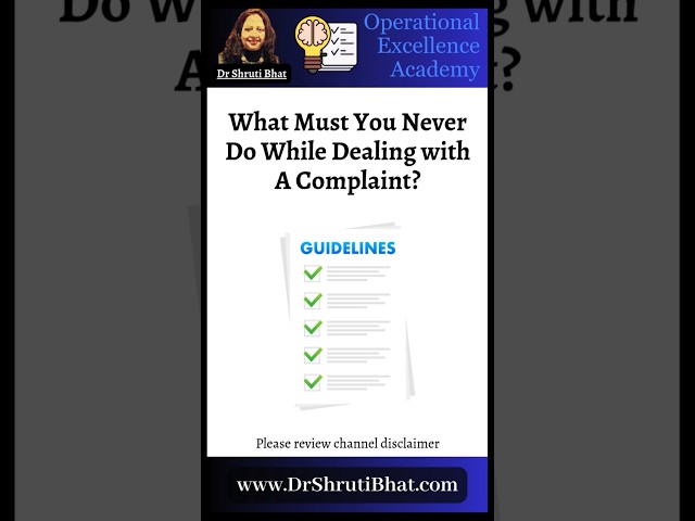 🚫 What Must You NEVER Do When Handling a Complaint? Biggest Mistakes to Avoid 💬⚠️