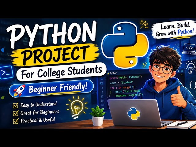 Best Mini Project for Computer Science Students Using Python🔥🔥