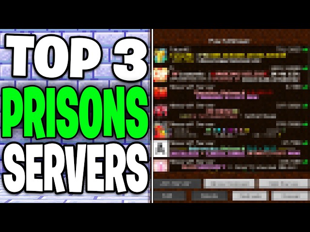 3 Best Prisons Servers For Minecraft - Java & Bedrock