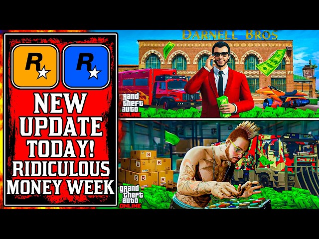 Rockstar FINALLY Did It! MASSIVE $$$ WEEK! The NEW GTA Online UPDATE Today! (GTA 5 New Update)