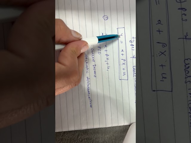 Errors of measurement ( dependent variable)