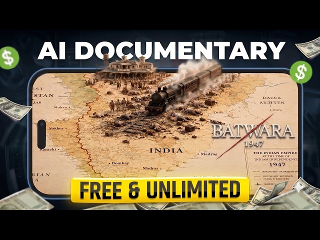 AI Documentary Video Full Tutorial ✅ | Free Tools, No Watermark!