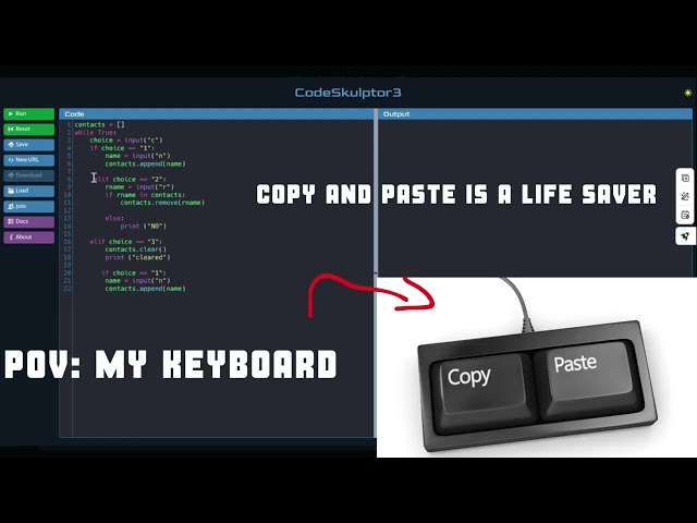 SPEEDRUNNING A PYTHON CONTACT BOOK