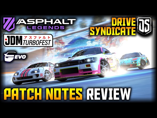 𝐓𝐨𝐮𝐠𝐞 𝐌𝐚𝐬𝐭𝐞𝐫𝐬 Patch Notes: SO MANY CARS and THREE Seasons? (Asphalt Legends)