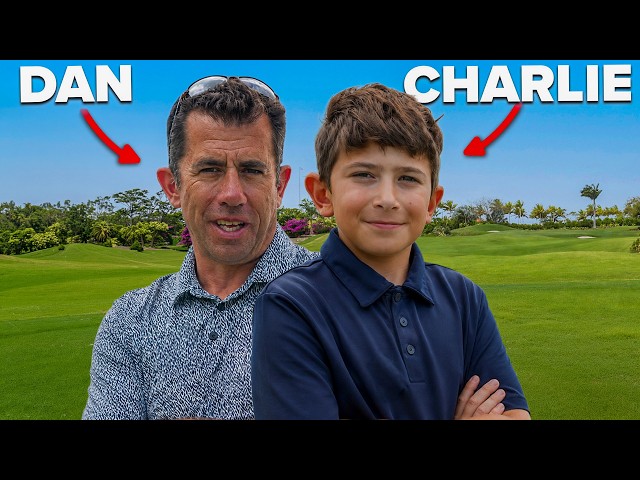 Can Dan beat his son around a Par 3 course?
