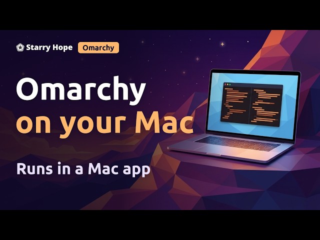 Try Omarchy on Mac, no install