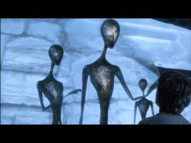AI mecha (alien?) scene