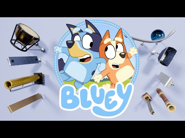 "Bluey" theme on cool instruments
