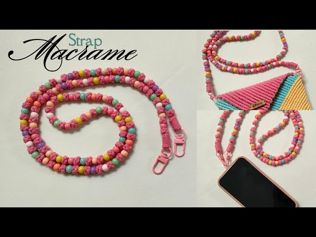 DIY Macrame Phone Bag Strap 2-in-1 | Macrame Phone Strap | Macrame Lanyard