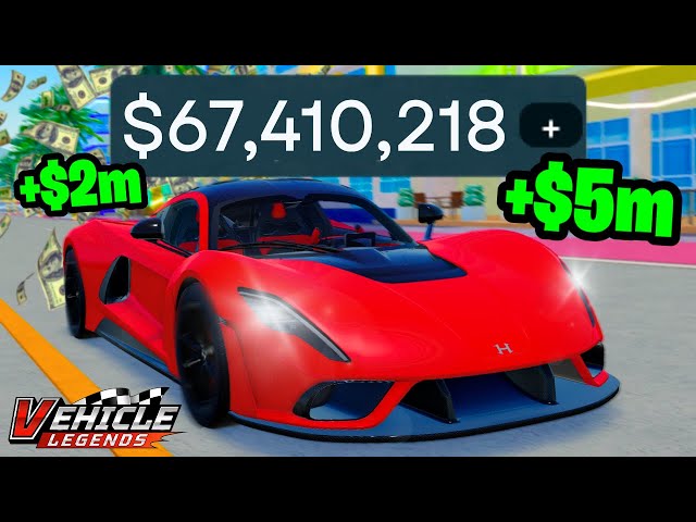 How to GET RICH FAST in Vehicle Legends 2026! *$4.7M PER HOUR!*