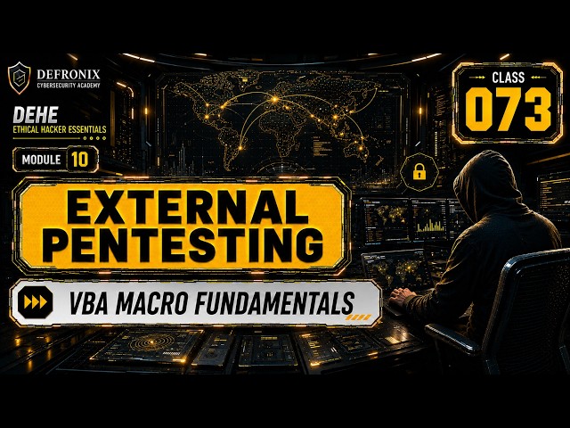 Class 73 | VBA Macro Fundamentals | Free Ethical Hacking Course (Hindi)