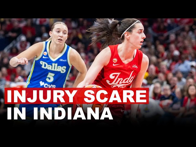 Caitlin Clark Collapsed In Injury Scare During Fever Versus Wings Clash