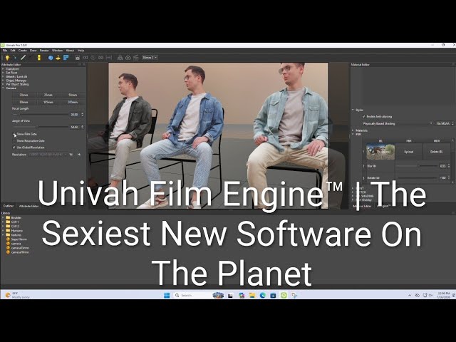 Univah Pro™: The World's First Native Film Engine | High-End Real-Time Rendering vs V-Ray, Red Shift