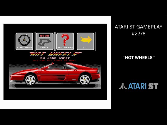 Hot Wheels (Atari ST / Gameplay #2278)