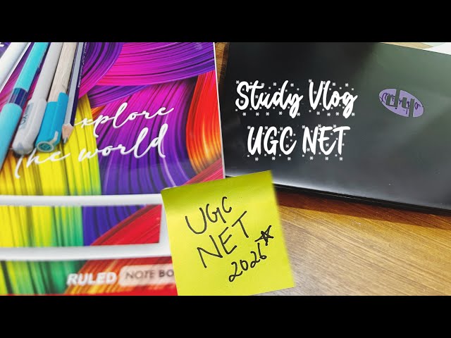 STUDY VLOG I UGC NET ENGLISH LITERATURE I JUNE 2026✨