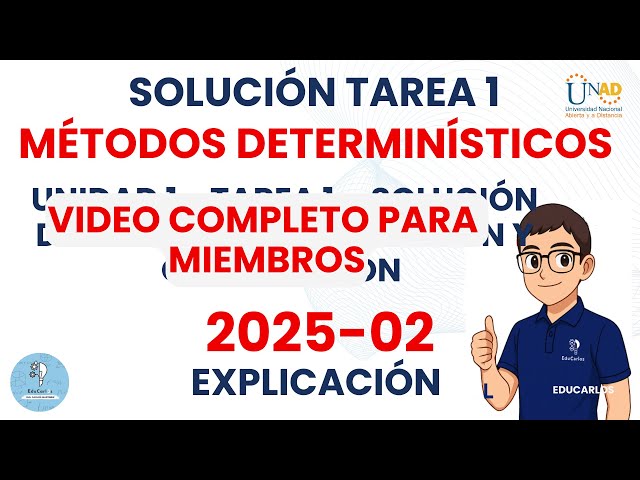 Solution Task 1 Deterministic Methods Unit 1 – Solution of allocation and optimization models