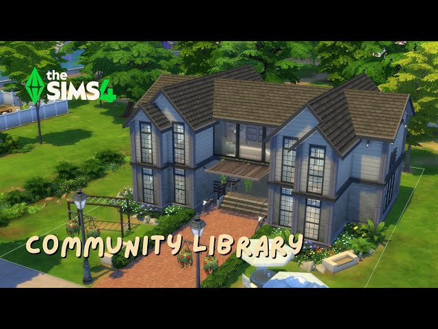 Building a Community Library in The Sims 4