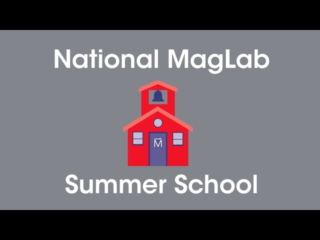 MagLab User Summer School: PPMS Measurement Techniques for Electrical Transport and Magnetometry