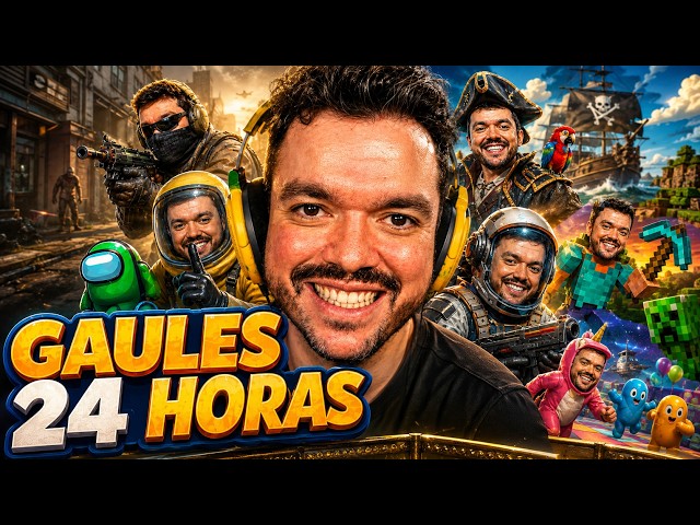 RERUN GAULES 24 HORAS - JOGOS VARIADOS - VEM FAZER PARTE DA TRIBO!