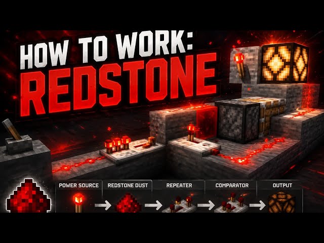 HOW TO WORK:🩸REDSTONE🩸