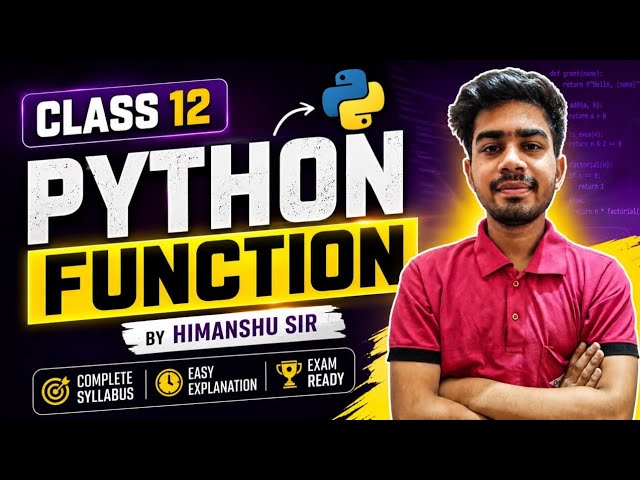 Computer science  python Function class 12th ll function ll #computerscience #cbse #python  #cs #12