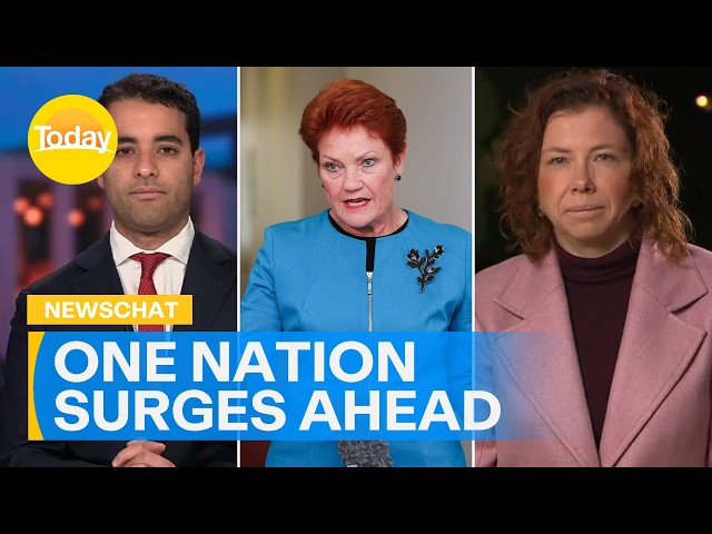 One Nation takes lead as Australia's most popular political party | Today Show Australia