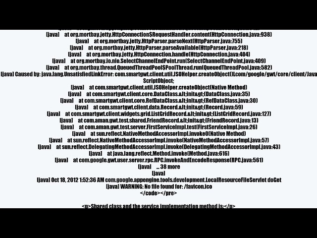 Returning ListGridRecord[ ] on success of RPC in a smartGWT application