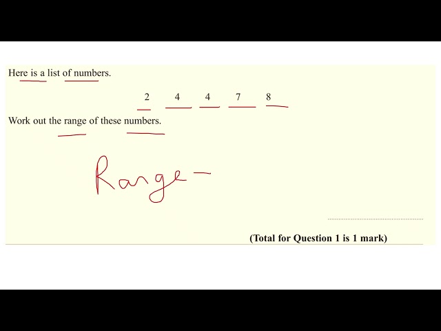 Range of Numbers KS3 Maths 11+ Maths GCSE Maths Foundation Tier