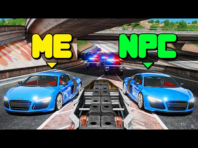 Using A Duplicating Car To Survive A Bounty In GTA 5 RP
