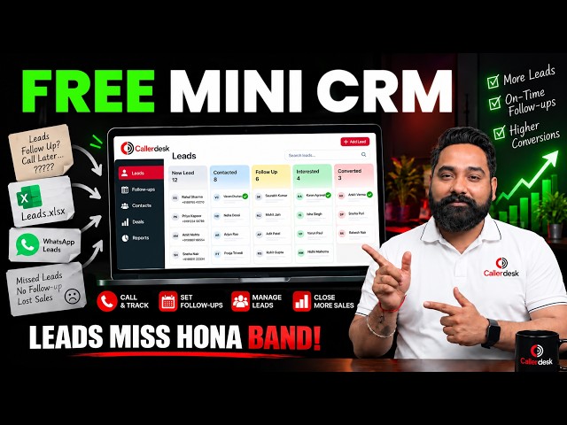 CallerDesk MINI CRM: How CallerDesk Automates Your Sales