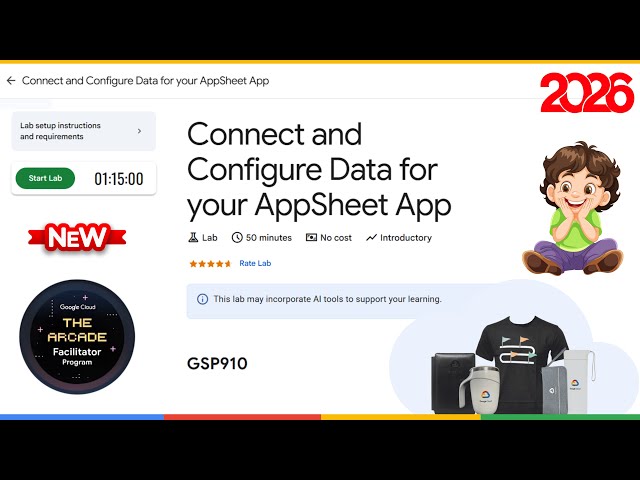 Connect and Configure Data for your AppSheet App | GSP910