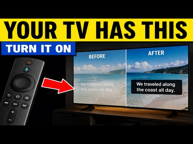 Your Smart TV Is Hiding This YouTube Subtitle Setting