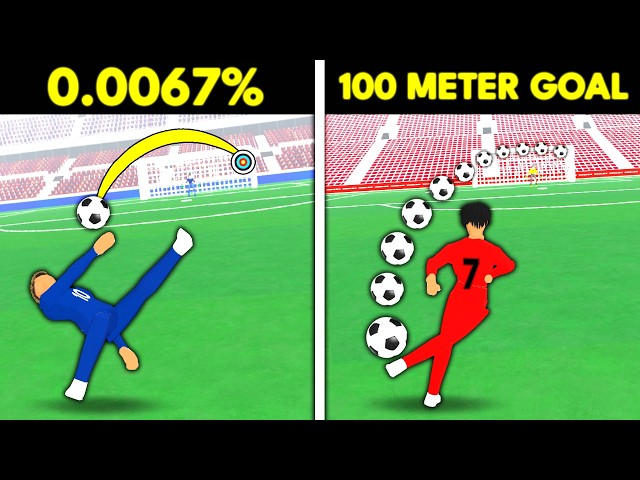 HARDEST GOALS In Realistic Street Soccer! (Roblox)