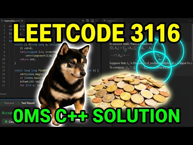 C++ 0ms Solution for LeetCode 3116: Kth Smallest Amount With Single Denomination Combination Usin...