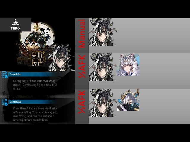 Wang (望) Module X | Mission HS-7 Manual + Semi-AFK Guide [Arknights]