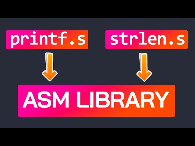 Building Our Own Assembly Library | Beginner Tutorial | x86-64 Machine Code