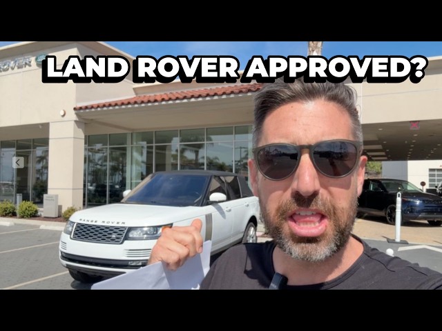 Taking my Range Rover Convertible to the DEALERSHIP for an inspection!