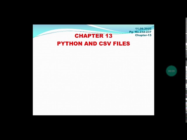 XII - Computer science Chapter - 13 ( part - 1 )