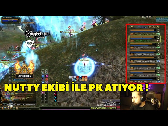 Kaithnys - (Agartha) Serverinde Nutty Mage Ekibi ile PK Atıyor ! Knight Online