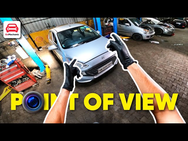 POV - Point of View - Car Service | GoMechanic Standard Service In First Person View 📹