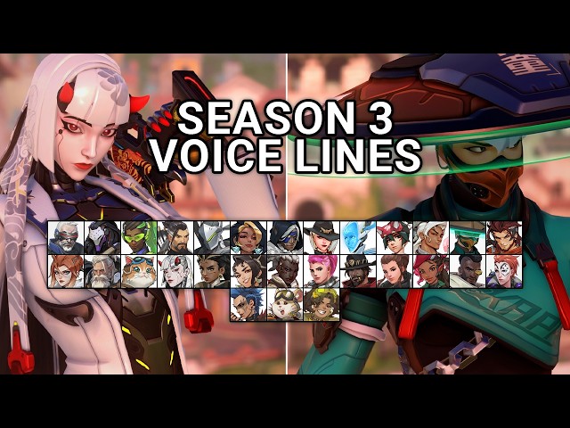 Overwatch Season 3 (2026) - All New Voice Lines and Hero Interactions