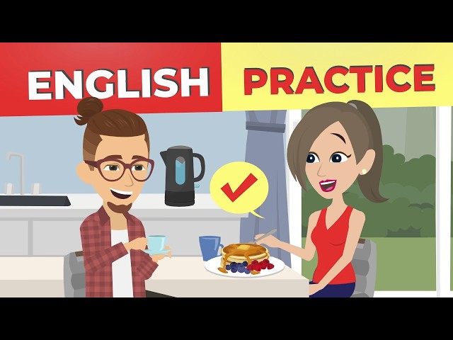 Easy English Speaking Practice for Beginners | 2 English Lessons for Daily Conversation 👍