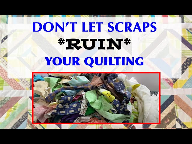 ♻️ v23.16 | 😭 ❓ARE SCRAPS RUINING YOUR QUILTING❓ 😭 | FAST STRING QUILT | STRIPS | Beginner Tutorial
