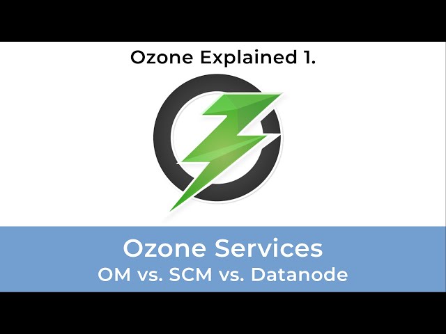 Ozone Explained 1.: Main Ozone services
