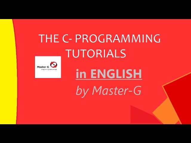 C PROGRAMMING In English TUTORIAL -30  CALLOC  &  MALLOC (Dynamic memory allocation).