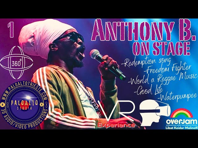 Anthony B - 3D 360 VR live@overjamreggae 2023​ ( Apple Vision Pro Quest 2 Playstation VR 2 Pico 4 )