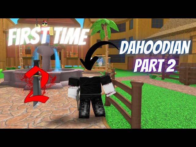 DAHOODIAN plays Roblox MM2 for the FIRST TIME 😭 (PART 2)